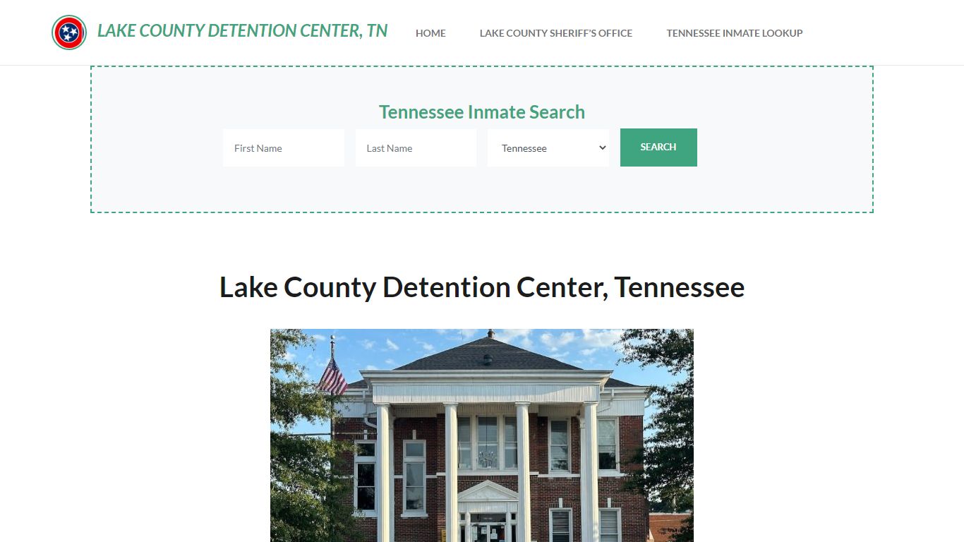 Lake County Detention Center, TN Inmate Roster, Offender Search